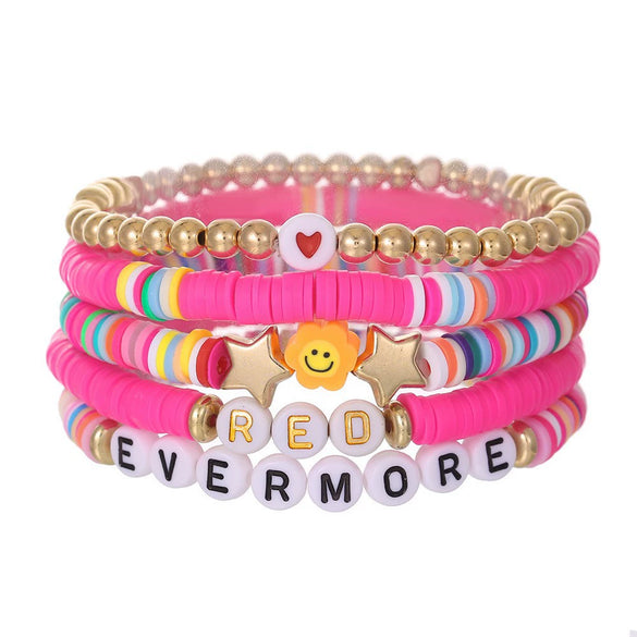 Jewelry Soft Pottery Geometric Handmade Bracelet