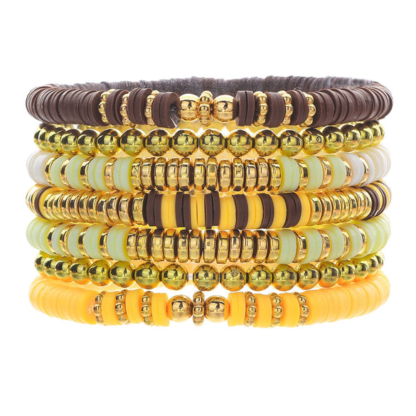 Jewelry Soft Pottery Geometric Handmade Bracelet