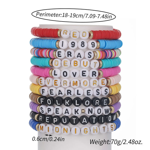 Jewelry Soft Pottery Geometric Handmade Bracelet