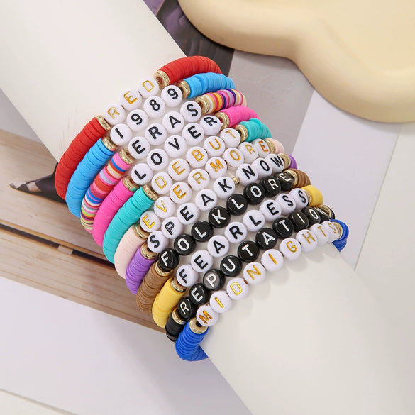 Jewelry Soft Pottery Geometric Handmade Bracelet