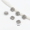 Jewelry Spacer Accessory Copper 18K Goldplated Clover Flower Bead Cap Handmade Diy Bracelet Necklace