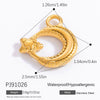 Jewelry Stainless Steel Accessories Sun Heart Pendant Retro Bracelet Handmade Electroplated For Women