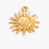 Jewelry Stainless Steel Accessories Sun Heart Pendant Retro Bracelet Handmade Electroplated For Women
