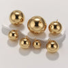 Jewelry Stainless Steel Ball Pendant Goldplated Polished Diy Accessories