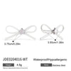 Jewelry Stainless Steel Bow Electroplating Earrings