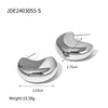 Jewelry Stainless Steel Bracelet Ring Earrings Geometric Electroplated