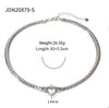 Jewelry Stainless Steel Bracelet Ring Earrings Geometric Electroplated