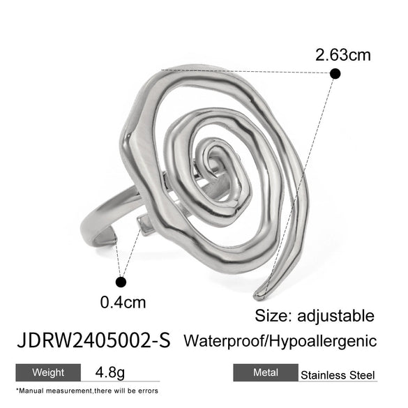 Jewelry Stainless Steel Conch Geometric Electroplated