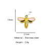 Jewelry Stainless Steel Dragonfly Pendant Electroplating Accessories For Bracelet Necklace Earrings