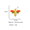 Jewelry Stainless Steel Dragonfly Pendant Electroplating Accessories For Bracelet Necklace Earrings