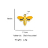 Jewelry Stainless Steel Dragonfly Pendant Electroplating Accessories For Bracelet Necklace Earrings