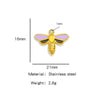 Jewelry Stainless Steel Dragonfly Pendant Electroplating Accessories For Bracelet Necklace Earrings