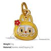 Jewelry 316L Stainless Steel Dripping Oil Cartoon Characters Bracelet Pendant