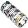 Jewelry Stainless Steel Dripping Oil Style Superman Logo Ring