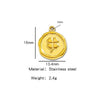 Jewelry Stainless Steel Fourleaf Clover Pendant Electroplating Accessories Including Heart Star Butterfly Cross Shapes