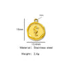 Jewelry Stainless Steel Fourleaf Clover Pendant Electroplating Accessories Including Heart Star Butterfly Cross Shapes