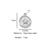 Jewelry Stainless Steel Fourleaf Clover Pendant Electroplating Accessories Including Heart Star Butterfly Cross Shapes