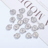Jewelry Stainless Steel Fourleaf Clover Pendant Electroplating Accessories Including Heart Star Butterfly Cross Shapes