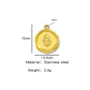 Jewelry Stainless Steel Fourleaf Clover Pendant Electroplating Accessories Including Heart Star Butterfly Cross Shapes