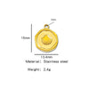 Jewelry Stainless Steel Fourleaf Clover Pendant Electroplating Accessories Including Heart Star Butterfly Cross Shapes
