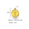 Jewelry Stainless Steel Fourleaf Clover Pendant Electroplating Accessories Including Heart Star Butterfly Cross Shapes