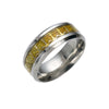 Jewelry Stainless Steel Geometric Anchor Hook Ring Dripping Oil Unisex