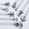 Jewelry Stainless Steel Geometric Anchor Skull Punk Hiphop Street Style Polishing Necklace