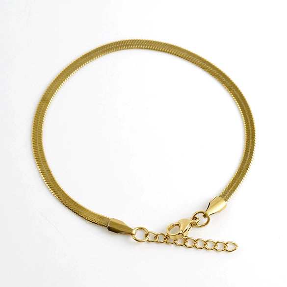 Jewelry 316L Stainless Steel Geometric Blade Chain Bracelet Electroplated Unisex Retro Hiphop Style