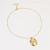 Jewelry Stainless Steel Geometric Earrings Necklace Electroplating Fashion Light Luxury Elegant