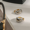 Jewelry Stainless Steel Geometric Electroplated French Light Luxury Ear Buckle Bag Jewelry