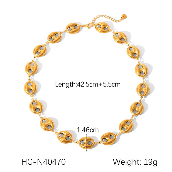 Jewelry Stainless Steel Geometric Electroplated Ins Style For Women