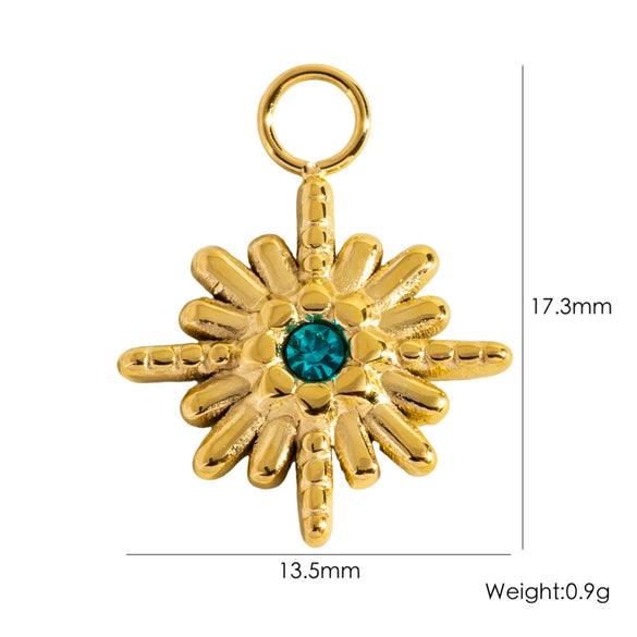 Jewelry Stainless Steel Geometric Electroplated Pendant Necklace Earrings Accessories
