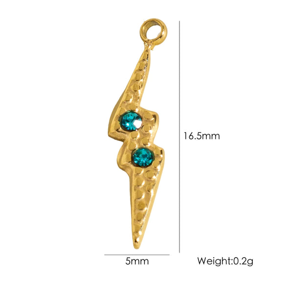 Jewelry Stainless Steel Geometric Electroplated Pendant Necklace Earrings Accessories