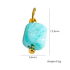Jewelry Stainless Steel Geometric Electroplated Pendant Necklace Earrings Accessories