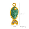 Jewelry Stainless Steel Geometric Electroplated Pendant Necklace Earrings Accessories