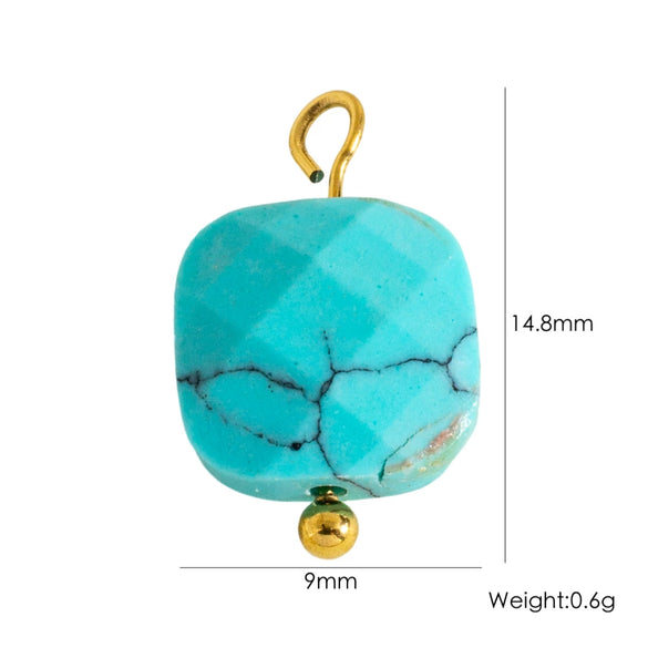 Jewelry Stainless Steel Geometric Electroplated Pendant Necklace Earrings Accessories
