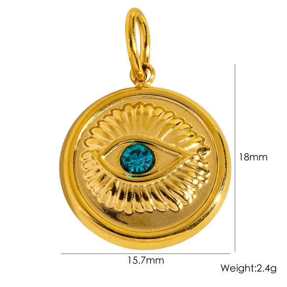 Jewelry Stainless Steel Geometric Electroplated Pendant Necklace Earrings Accessories
