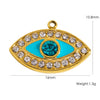 Jewelry Stainless Steel Geometric Electroplated Pendant Necklace Earrings Accessories