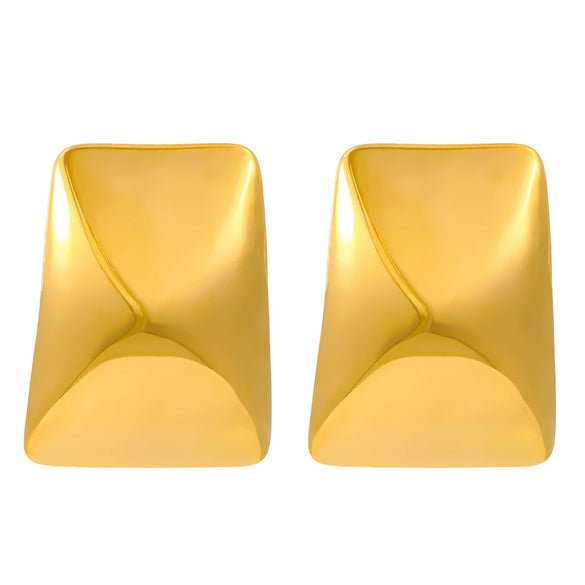 Jewelry Stainless Steel Geometric Electroplating Women's Earrings