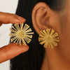 Jewelry Stainless Steel Geometric Electroplating Women's Earrings