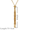 Jewelry Stainless Steel Geometric Net Bag Woven Pendant With Natural Crystal Accessories Electroplated