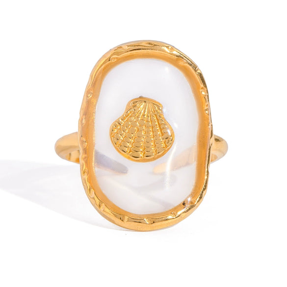 Jewelry Stainless Steel Geometric Open Ring Electroplating Women's