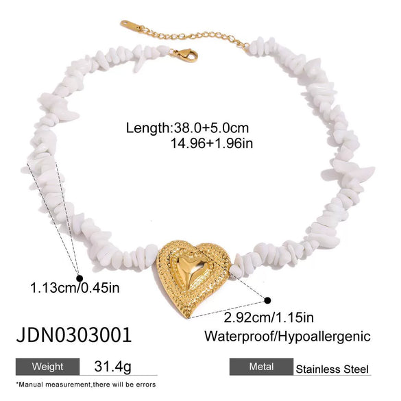 Jewelry Stainless Steel Geometric Pattern Electroplated Light Luxury Necklace And Earrings