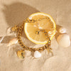 Jewelry Stainless Steel Geometric Pendant Bracelet With Electroplating Quiet Design Fashion