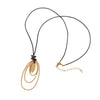 Jewelry Stainless Steel Geometric Pendant Necklace Electroplating