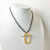 Jewelry Stainless Steel Geometric Pendant Necklace Electroplating