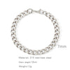 Jewelry Stainless Steel Geometric Single Grinding Electroplating Unisex Bracelet