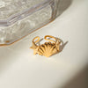 Jewelry Stainless Steel Geometric Starfish Conch Opening Electroplated Ocean Series