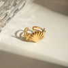 Jewelry Stainless Steel Geometric Starfish Conch Opening Electroplated Ocean Series