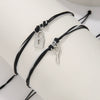 Jewelry Stainless Steel Heart Lock Key Bracelet Geometric Handmade